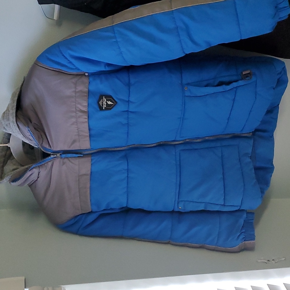Boy's puffer coat and snow pants